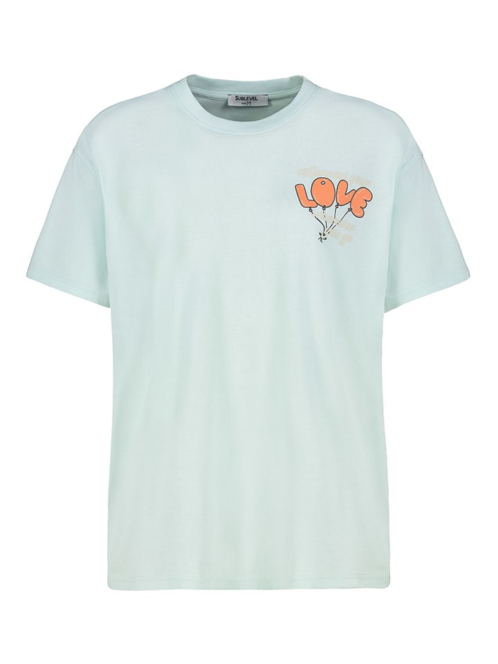 Sublevel Koszulka w kolorze błękitnym rozmiar: XS