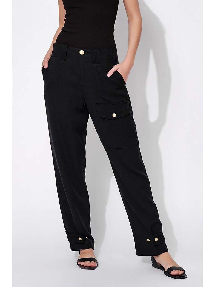 Rosner Bojówki "Mara" w kolorze czarnym rozmiar: W46/L28