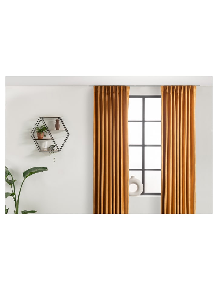 Lifa Living Zasłona w kolorze musztardowym rozmiar: 150x250 cm