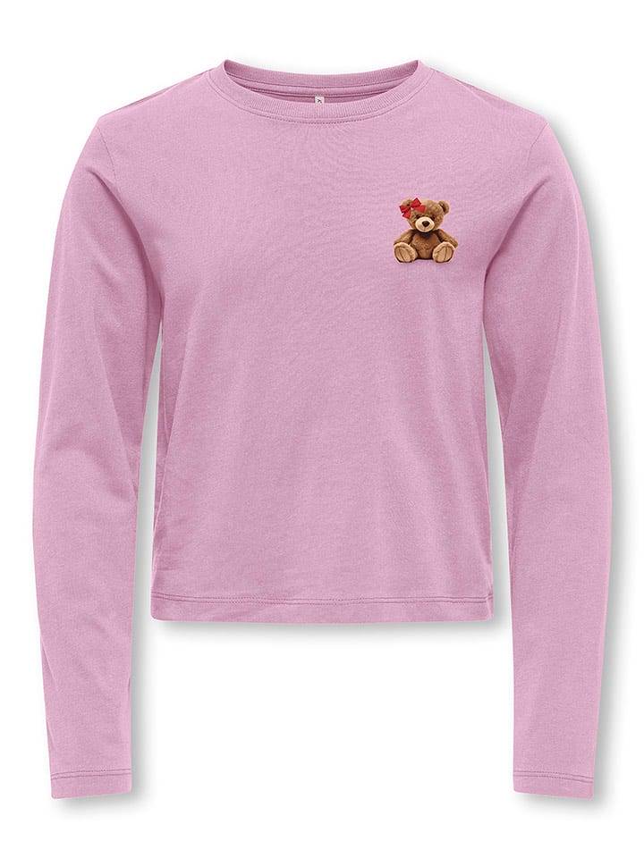 KIDS ONLY Koszulka "Rex" w kolorze jasnoróżowym rozmiar: 146/152