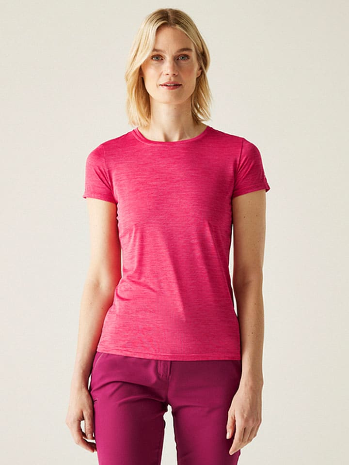 Regatta Koszulka funkcyjna "Fingal Edition" w kolorze różowym rozmiar: 44