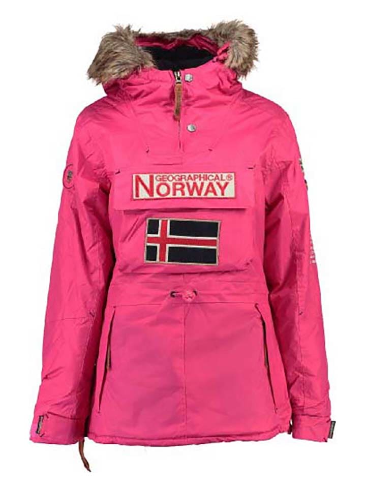 Geographical Norway Parka "Boomera" w kolorze różowym rozmiar: M