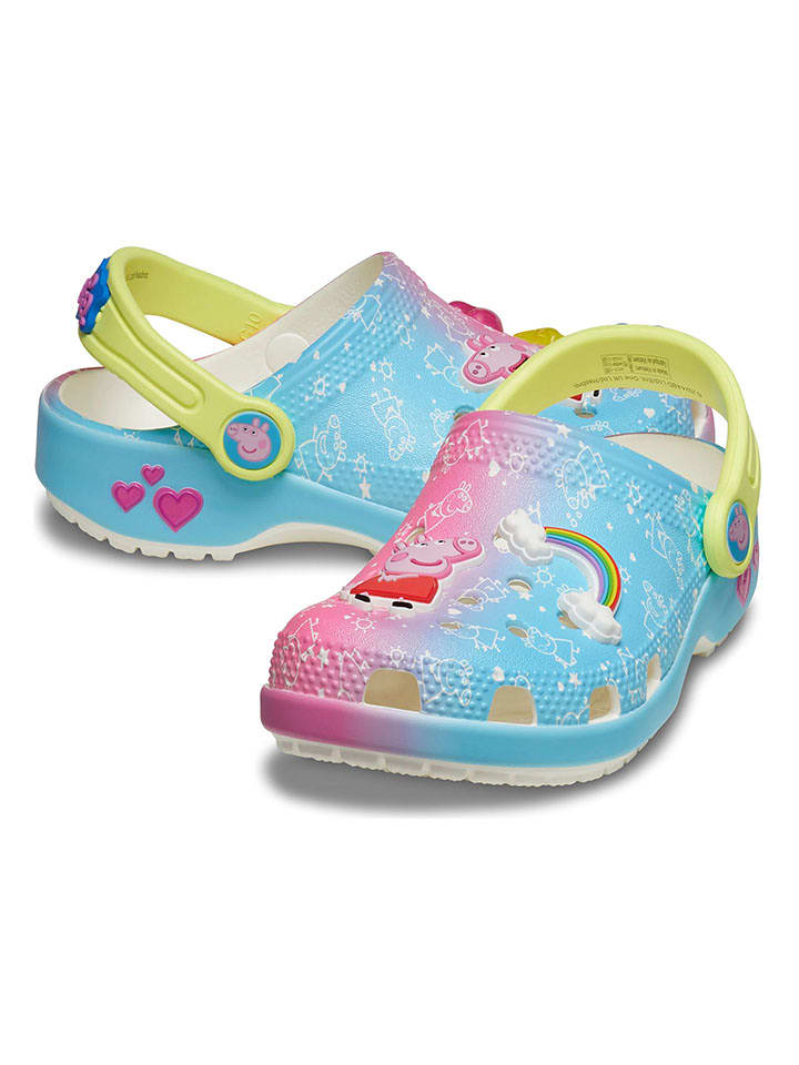 Crocs Chodaki "Classic Peppa Pig" ze wzorem rozmiar: 19/20
