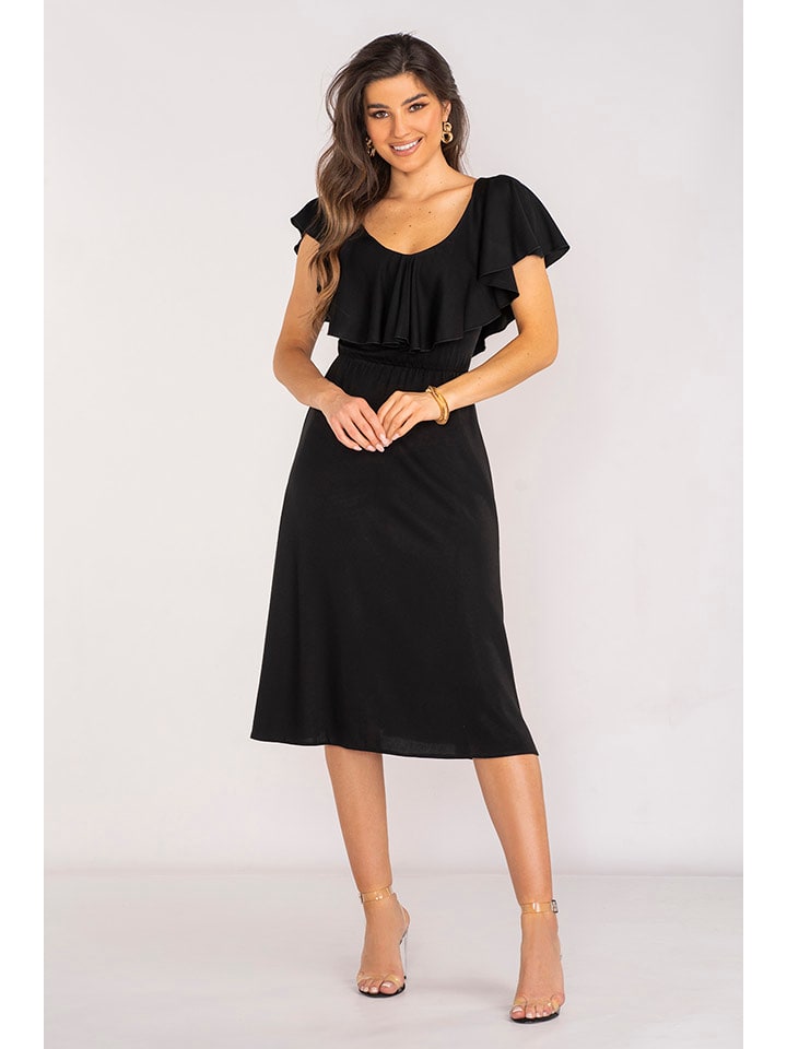 Awama Sukienka w kolorze czarnym rozmiar: L