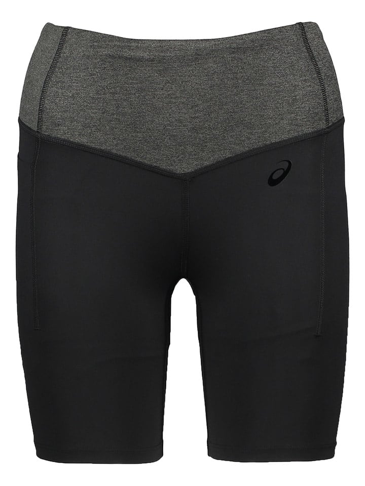 asics Szorty kolarskie "Flexform" w kolorze czarno-szarym rozmiar: L