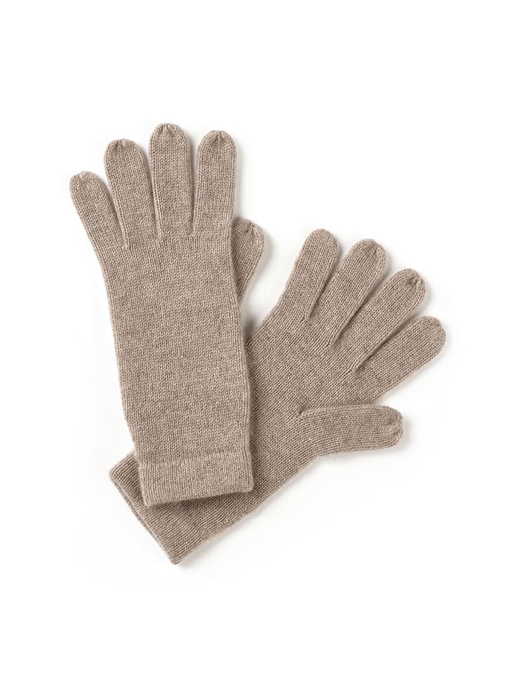 CXL by Christian Lacroix Kaszmirowe rękawiczki w kolorze beżowym rozmiar: onesize