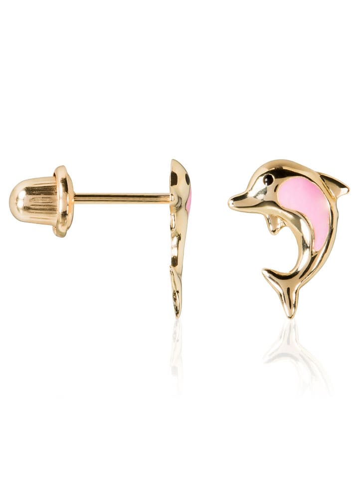 OR ÉCLAT Złote kolczyki-wkrętki rozmiar: onesize