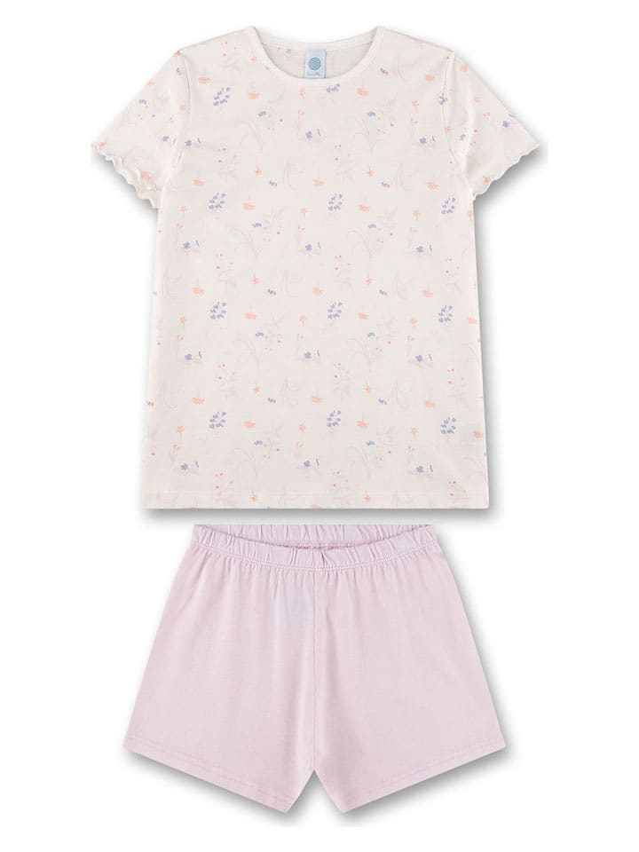 Sanetta Piżama w kolorze kremowo-fioletowym rozmiar: 140