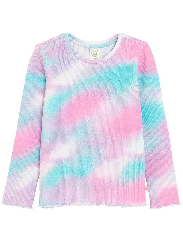COOL CLUB Koszulka w kolorze jasnoróżowo-turkusowym rozmiar: 122