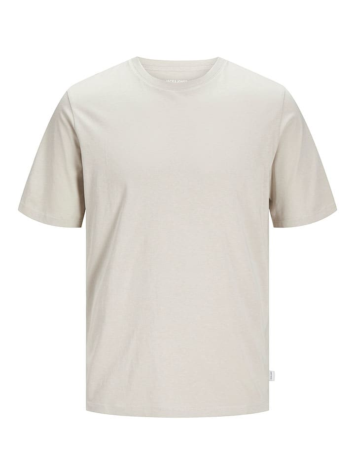 Jack & Jones Koszulka "Relaxed" w kolorze kremowym rozmiar: L