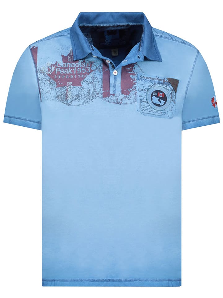 Canadian Peak Koszulka polo "Kimaceak" w kolorze niebieskim rozmiar: S