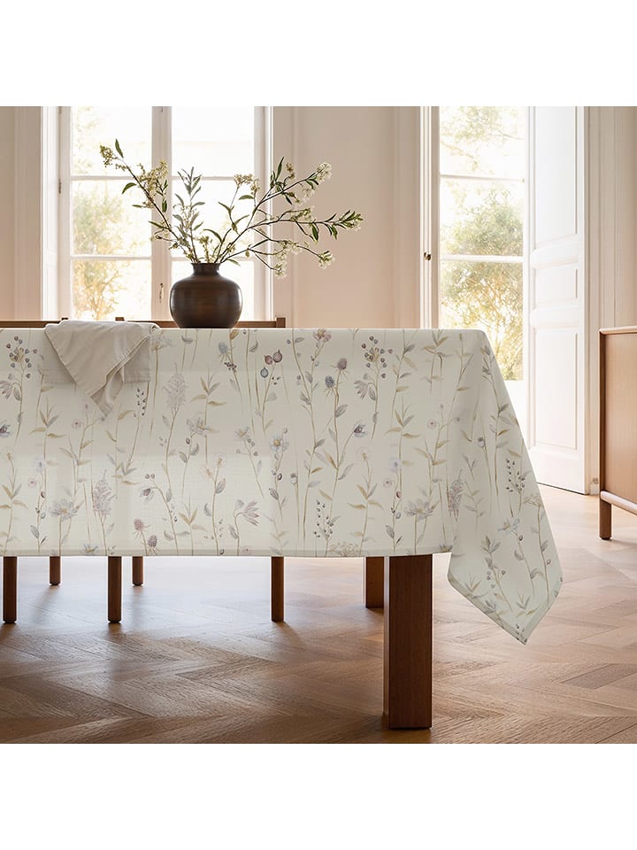 Mint Rugs Obrus "Annika" w kolorze kremowo-zielonym rozmiar: 155x200 cm