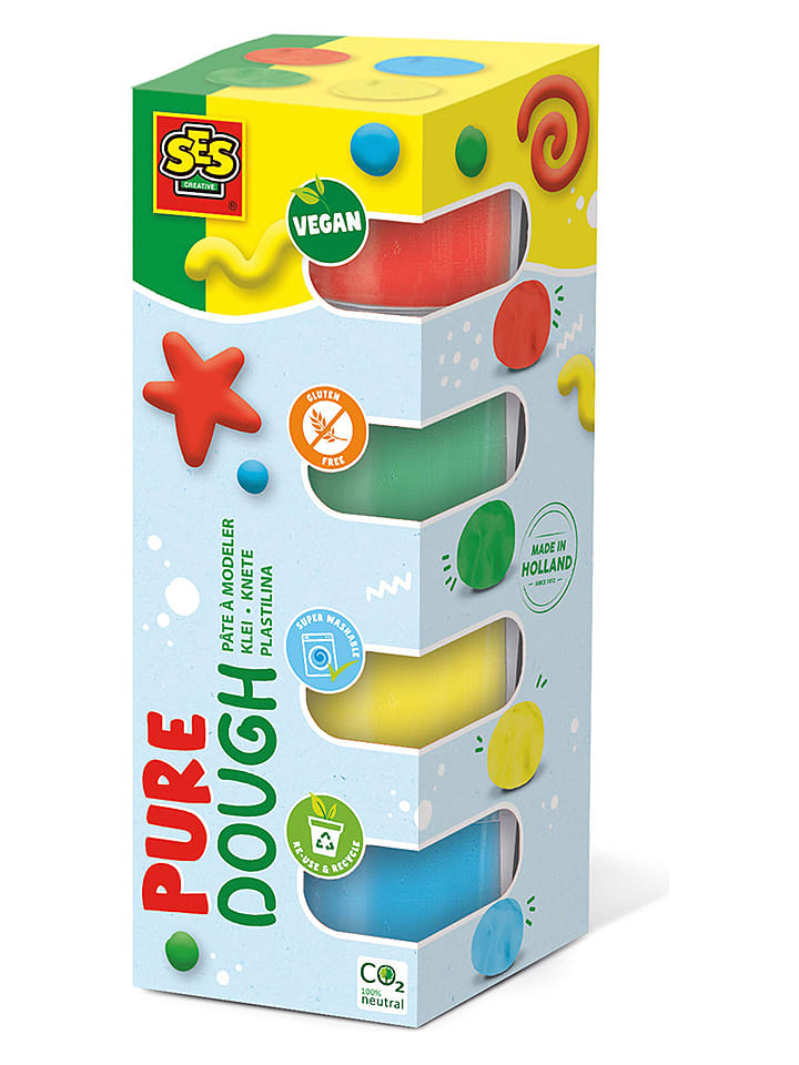 SES Plastelina (4 szt.) - 4 x 90 g - 12 m+ rozmiar: onesize