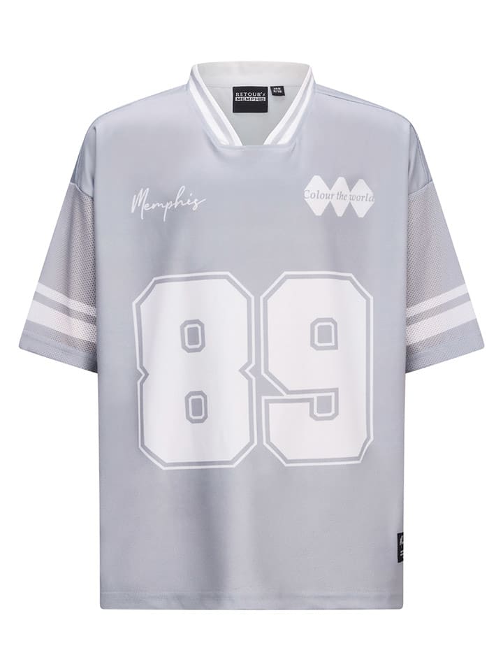 Retour Koszulka w kolorze szarym rozmiar: 170/176