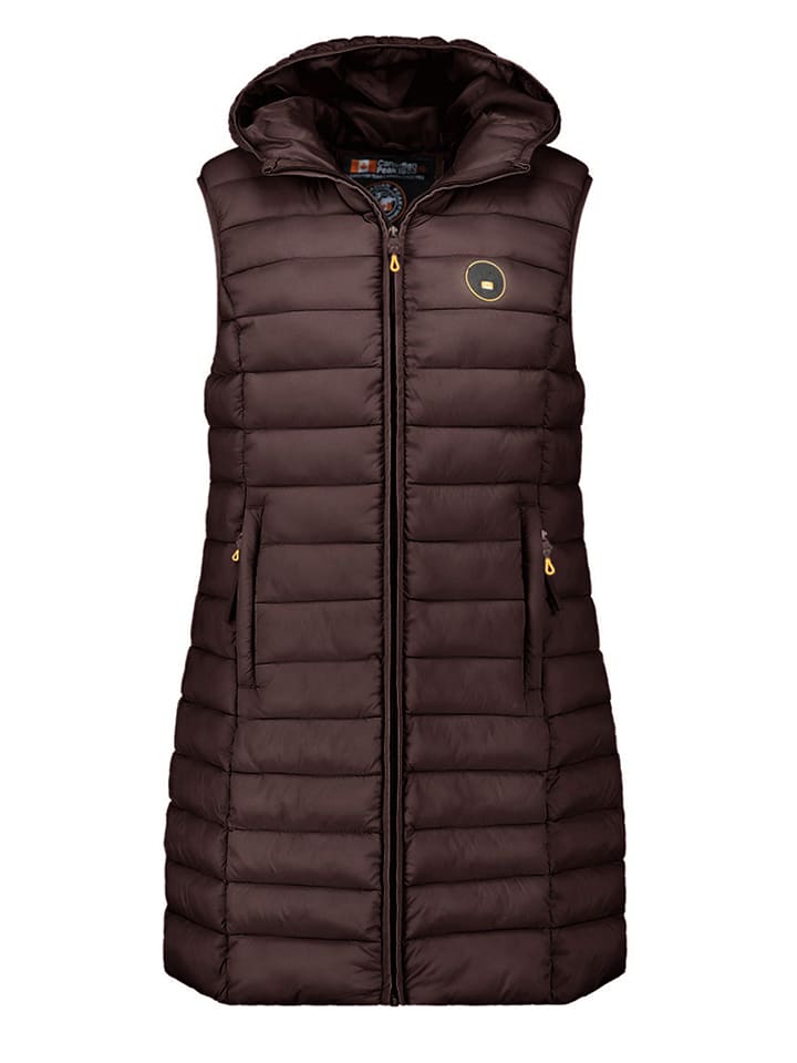 Canadian Peak Kamizelka pikowana "Vatikamapeak" w kolorze brązowym rozmiar: M