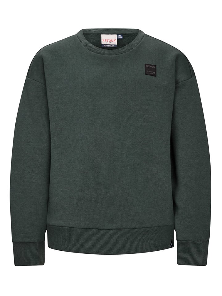 Retour Bluza "Hakar" w kolorze zielonym rozmiar: 146/152