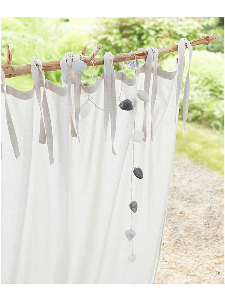 heine home Zasłona dekoracyjna w kolorze szarym rozmiar: 145x130 cm