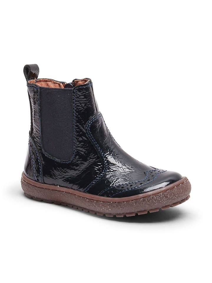 bisgaard Skórzane botki w kolorze granatowym rozmiar: 29