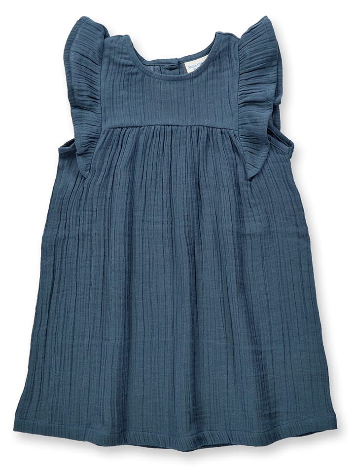 Sense Organics Sukienka "Franja" w kolorze granatowym rozmiar: 122