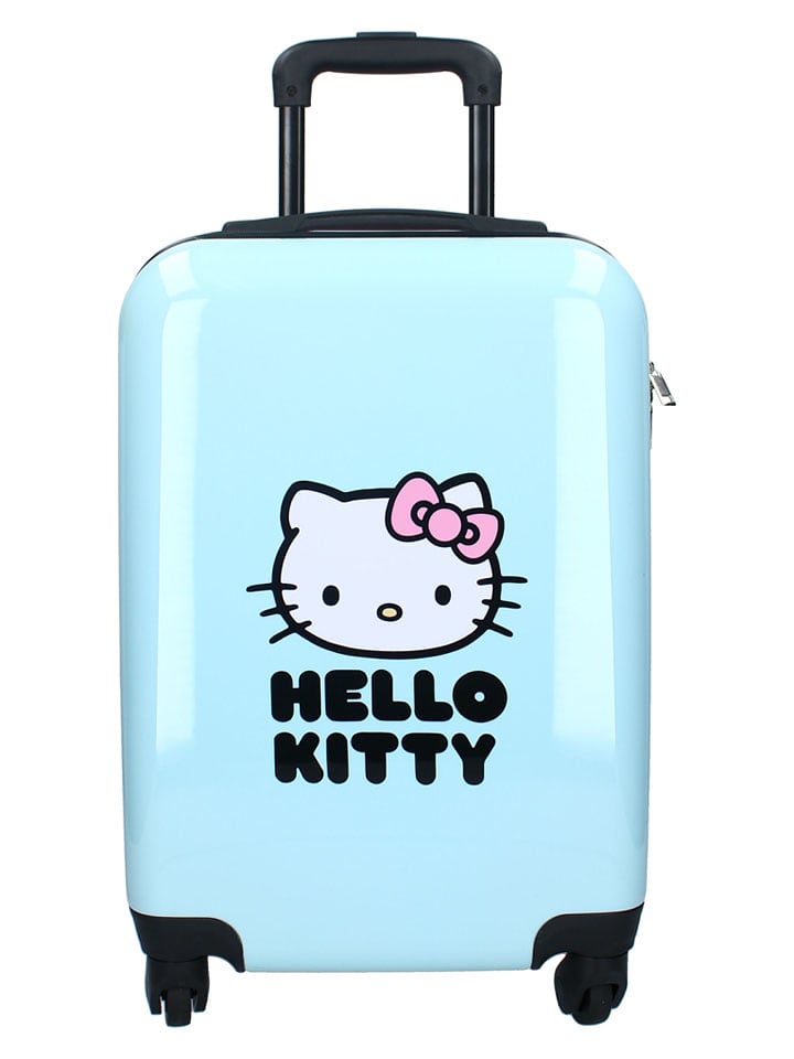 Hello Kitty Walizka "Hello Kitty Voyage Vibes" w kolorze błękitno-różowym - 33 x 46 x 21 cm rozmiar: onesize