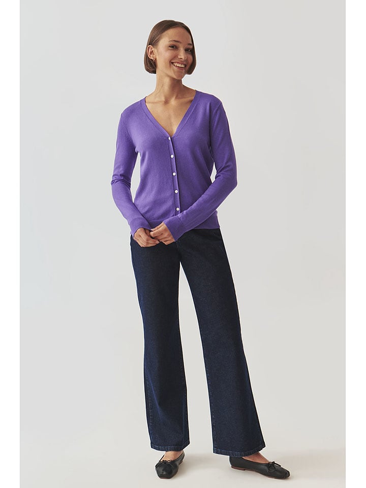 TATUUM Kardigan w kolorze fioletowym rozmiar: M