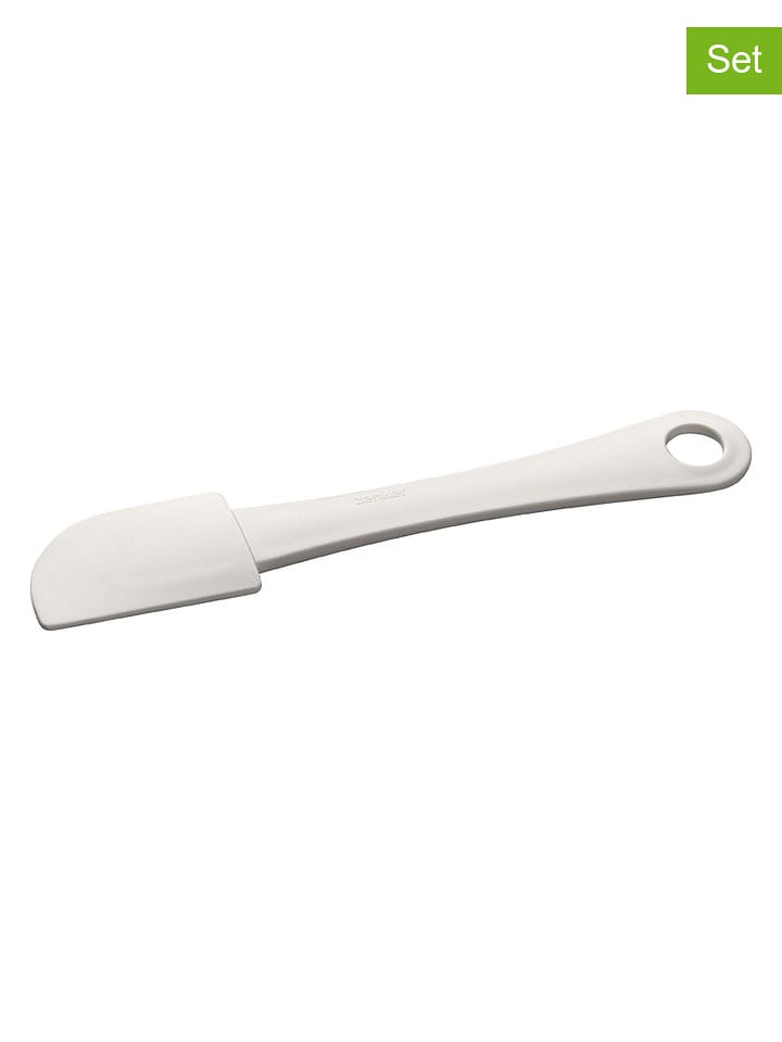 Zenker Mini łopatki (2 szt.) "Patissserie" w kolorze białym - dł. 18,8 cm rozmiar: onesize
