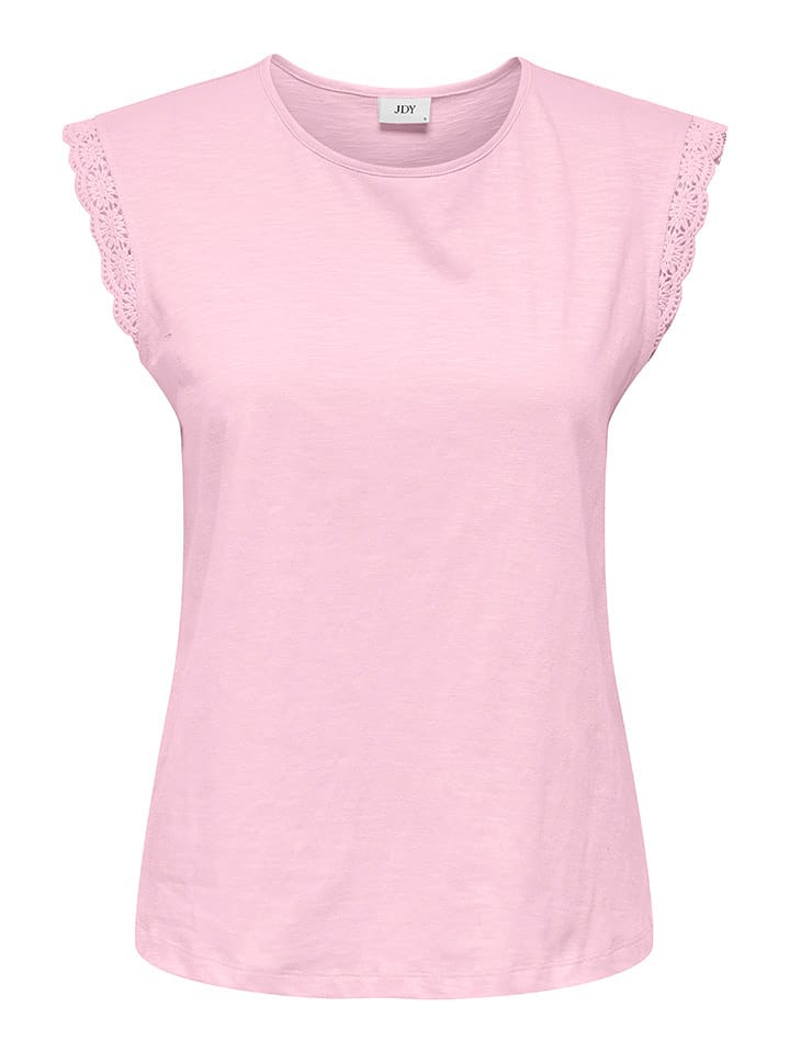 JDY Koszulka w kolorze jasnoróżowym rozmiar: XL