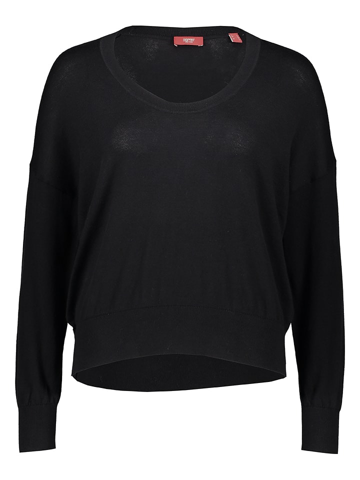 ESPRIT Sweter w kolorze czarnym rozmiar: XXS