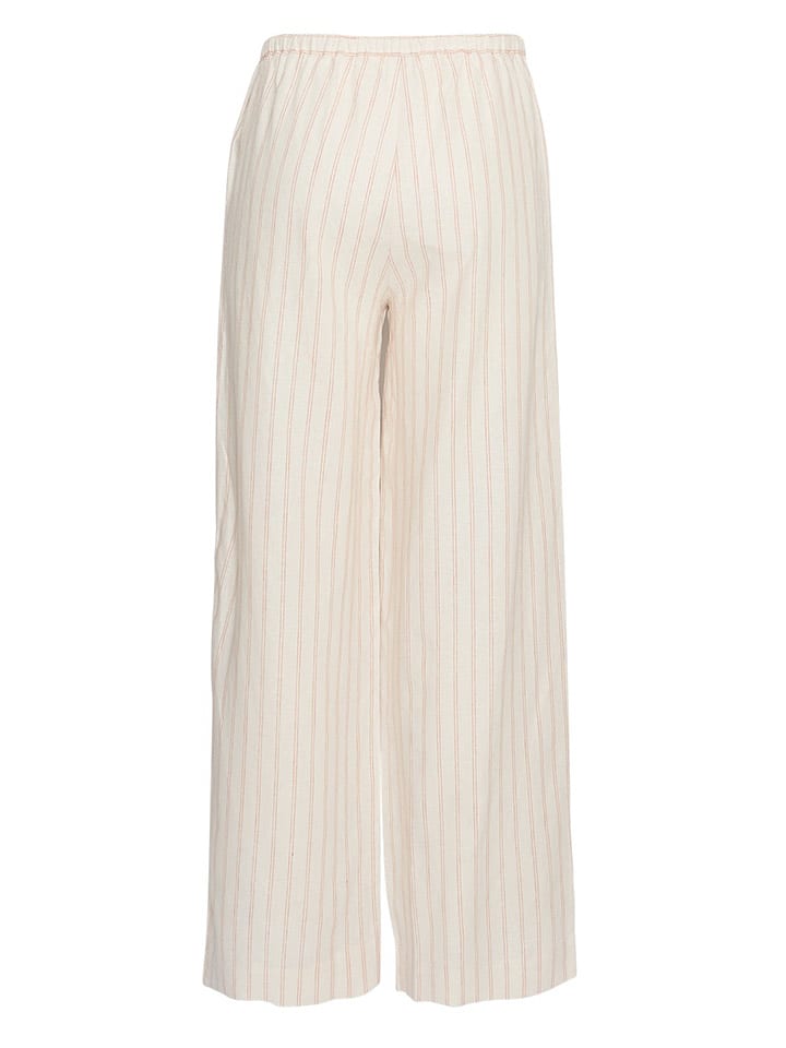 MOSS COPENHAGEN Spodnie "Conella" w kolorze beżowym rozmiar: XL
