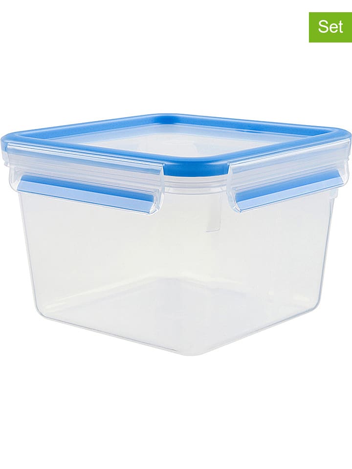 Emsa Pojemnik "Clip & Close" w kolorze niebieskim na żywność - 1,75 l rozmiar: onesize