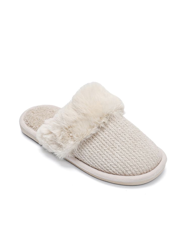 Confly Kapcie w kolorze beżowym rozmiar: 36