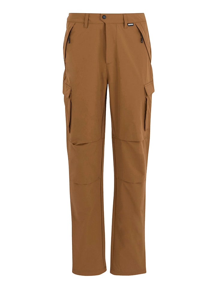 Regatta Spodnie funkcyjne "Questra" w kolorze jasnobrązowym rozmiar: 56