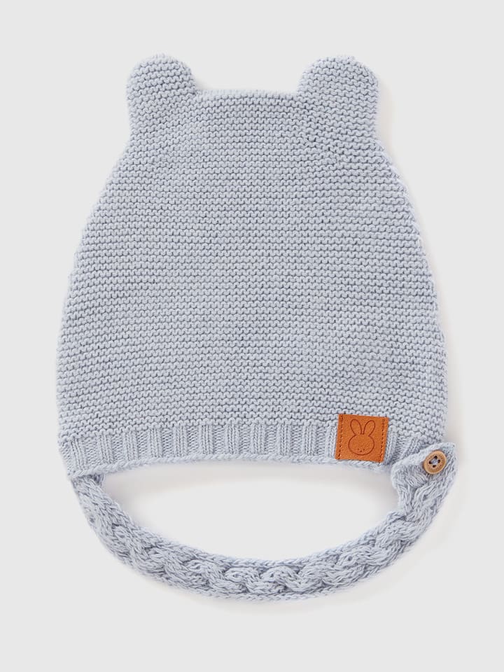 Benetton Czapka w kolorze szarym rozmiar: 56