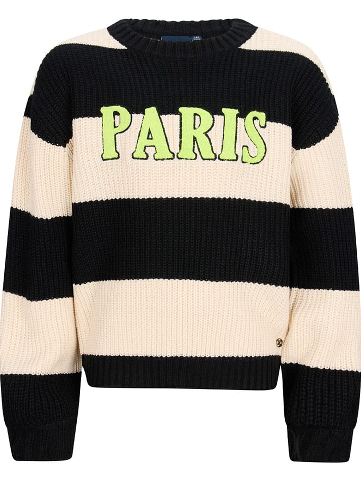 Retour Sweter "Adar" w kolorze czarno-beżowym rozmiar: 158/164