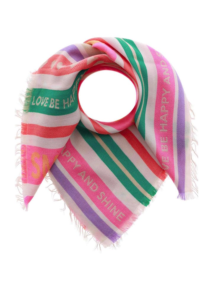 Zwillingsherz Chusta "Valja" ze wzorem - 110 x 110 cm rozmiar: onesize