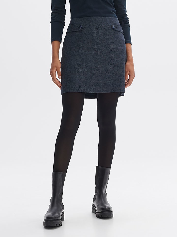 OPUS Spódnica w kolorze granatowym rozmiar: 42