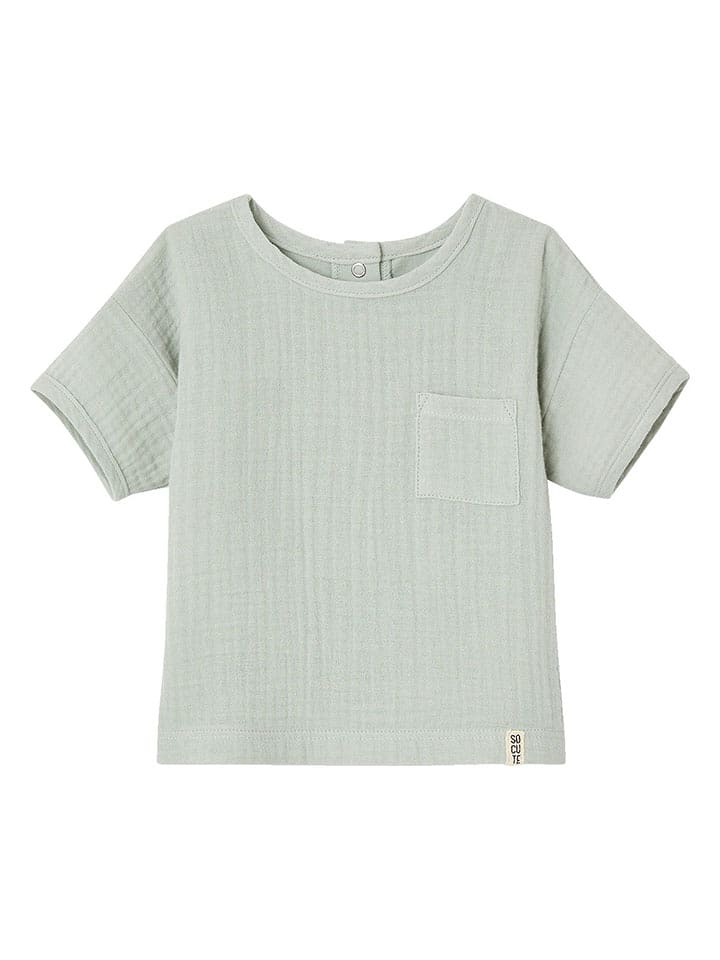 vertbaudet Koszulka w kolorze zielonym rozmiar: 92