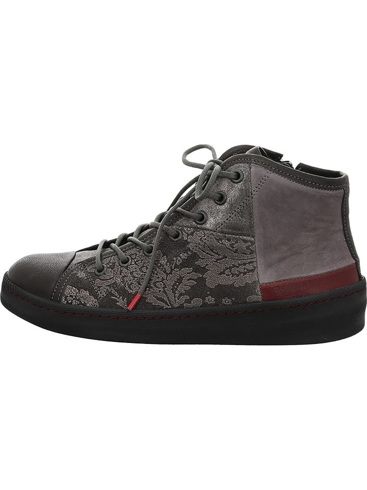 Think! Skórzane sneakersy w kolorze szarym rozmiar: 38