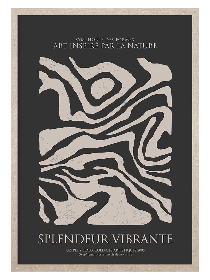 Ars Longa Druk artystyczny "Flowing Nature" w ramce - 70 x 50 cm rozmiar: onesize