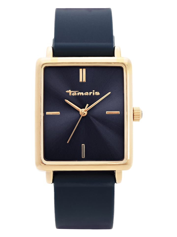 Tamaris Zegarek kwarcowy w kolorze złoto-granatowym rozmiar: onesize
