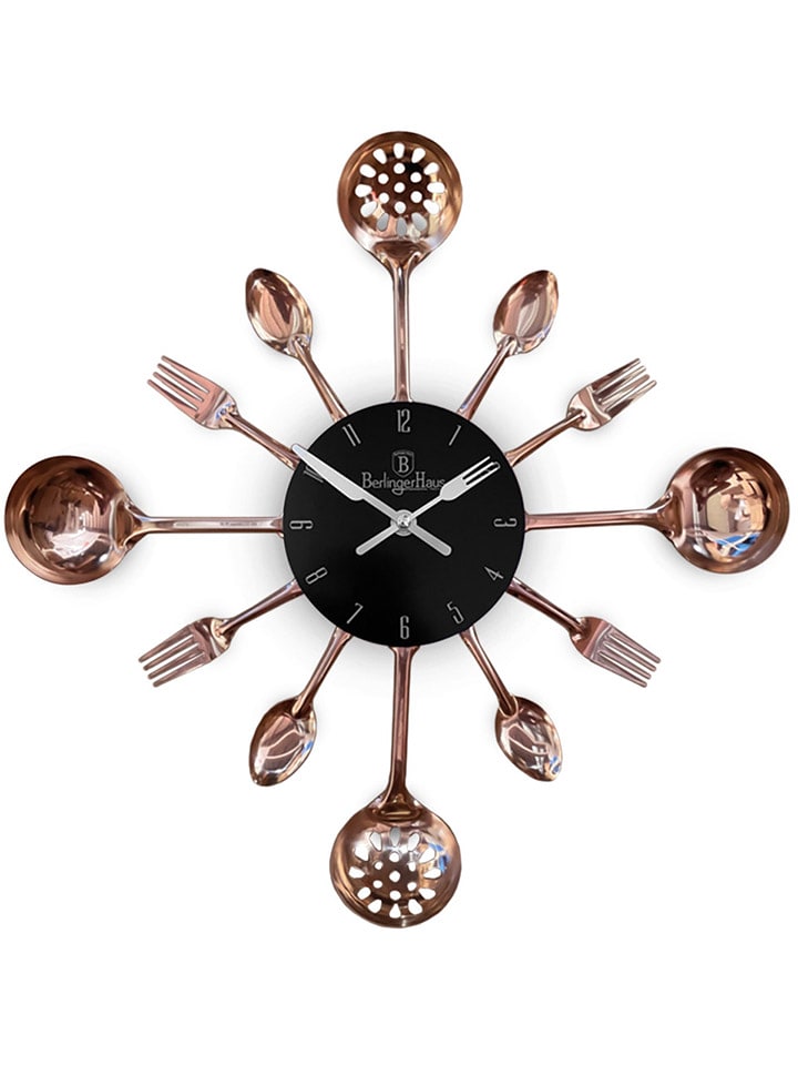 Berlinger Haus Zegar kuchenny w kolorze różowozłoto-czarnym rozmiar: onesize