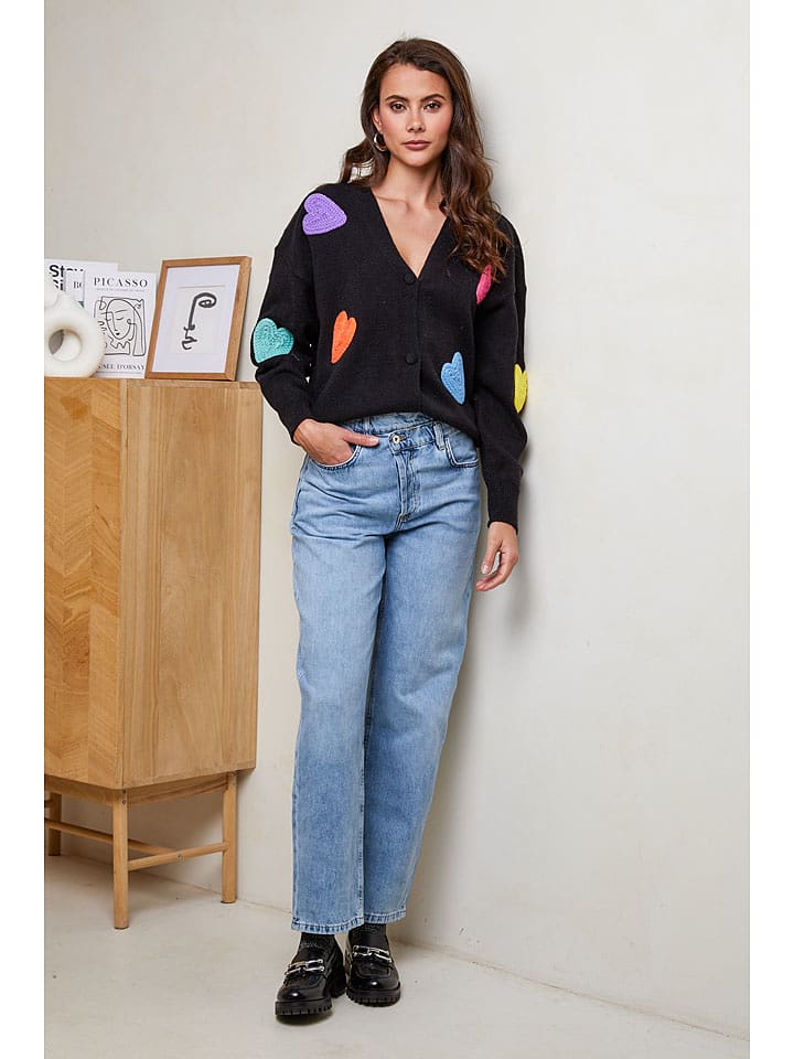 Soft Cashmere Kardigan w kolorze czarnym rozmiar: 34/36