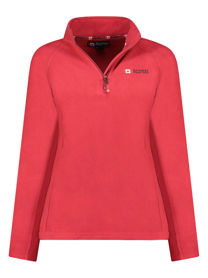 Canadian Peak Kurtka polarowa "Tugeak" w kolorze czerwonym rozmiar: XL