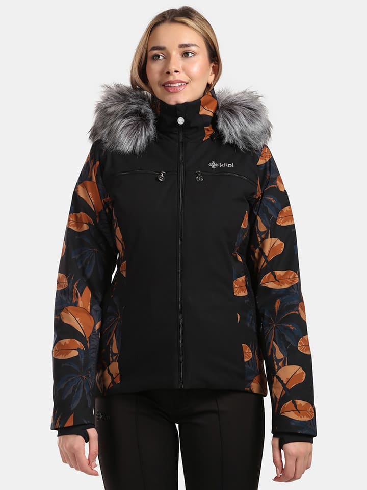 Kilpi Kurtka narciarska "Lena" w kolorze czarno-brązowym rozmiar: 40