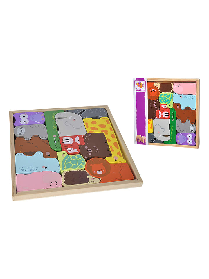 Eichhorn Zestaw zwierzątek w drewnianym pudełku - 12 m+ rozmiar: onesize