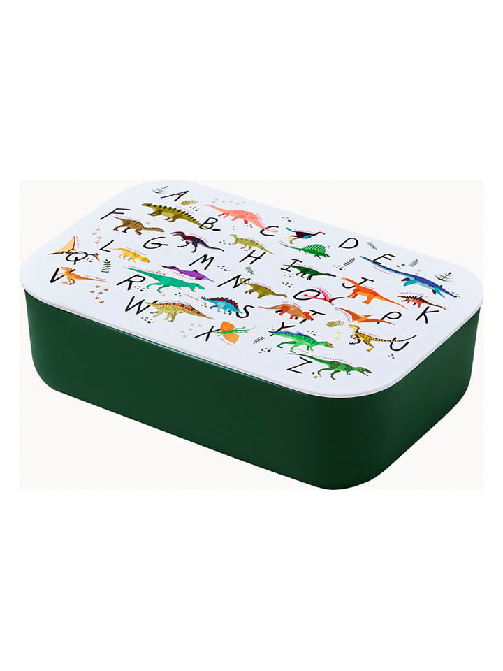 chic.mic Pojemnik "Dinosaurs" w kolorze zielonym na lunch rozmiar: onesize
