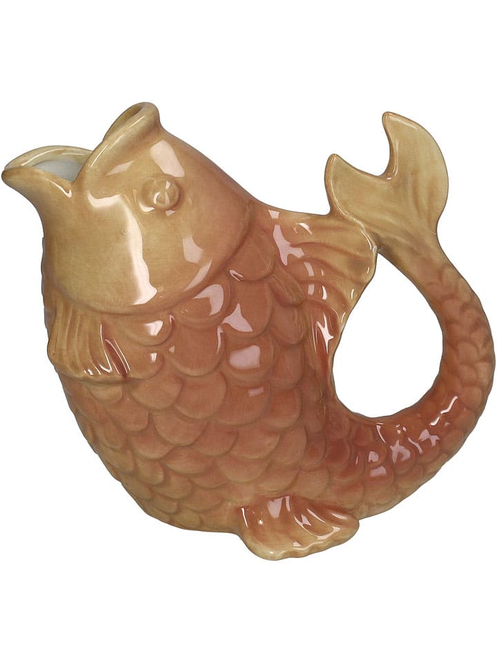 Kersten Wazon "Fish" w kolorze beżowym - 21 x 10,2 x 18,3 cm rozmiar: onesize