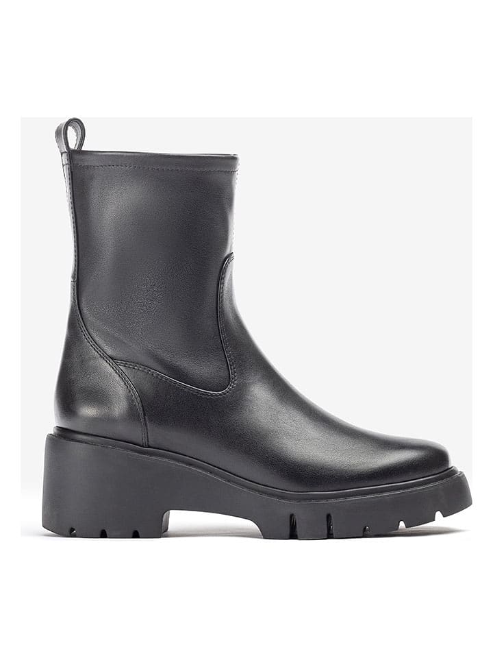 Unisa Skórzane botki "Jofof" w kolorze czarnym rozmiar: 40