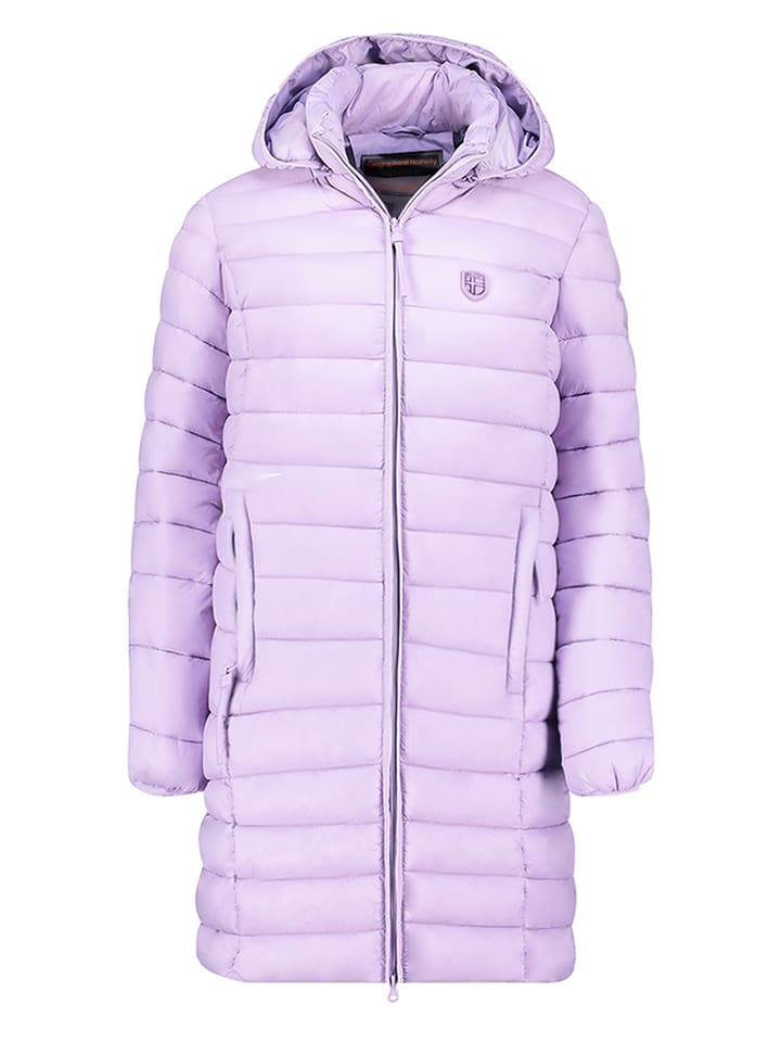 Geographical Norway Płaszcz pikowany "Atikotal" w kolorze fioletowym rozmiar: M