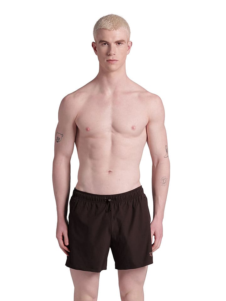 Arena Szorty kąpielowe w kolorze ciemnobrązowym rozmiar: L